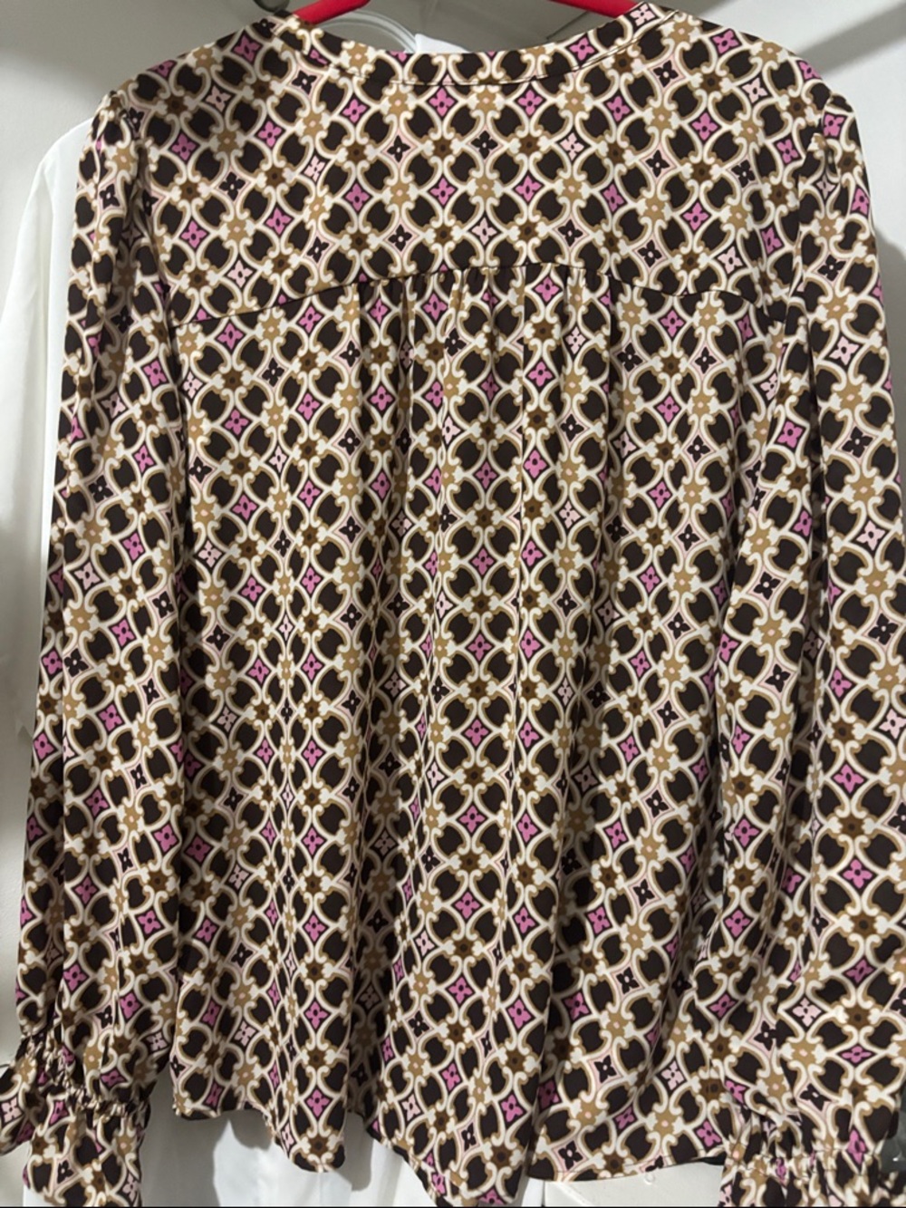 LOFT Geometric Blouse - Picture 3 of 6